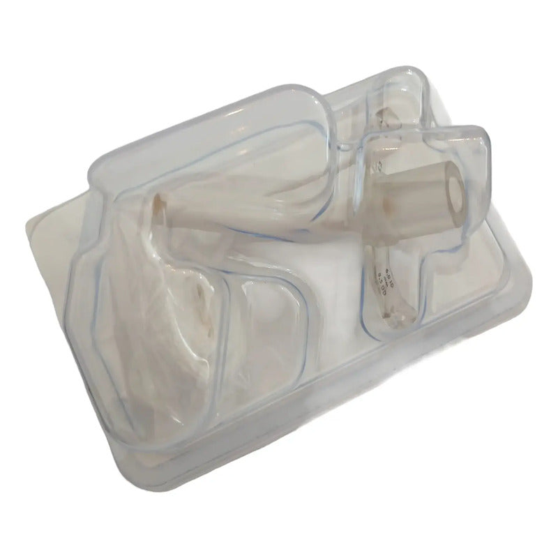 Tubo De Traqueostomia Pediatrico Largo Sin Mango 6.0