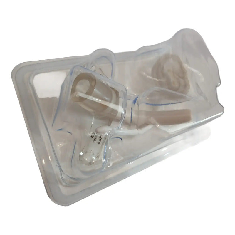 Tubo De Traqueostomia Pediatrico Largo Sin Mango 6.0