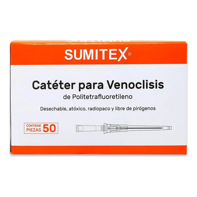 Cateter P/venoclisis Yelco 8g C/50verde Politetrafluoretilen