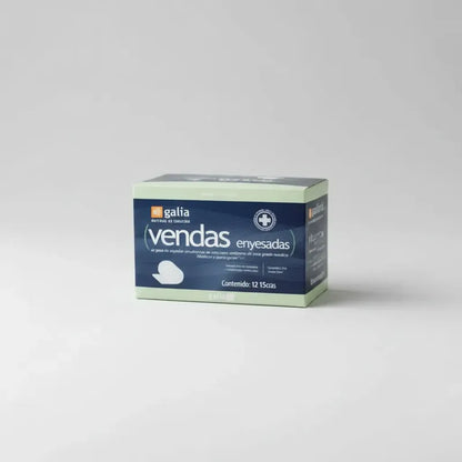 Caja C/12 Vendas Enyesadas 15cm X 2.75m Uso Medico Blanco