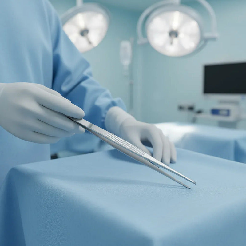 Pinza Vascular Bakey 30cm Con Estrías Para Uso Medico Recto
