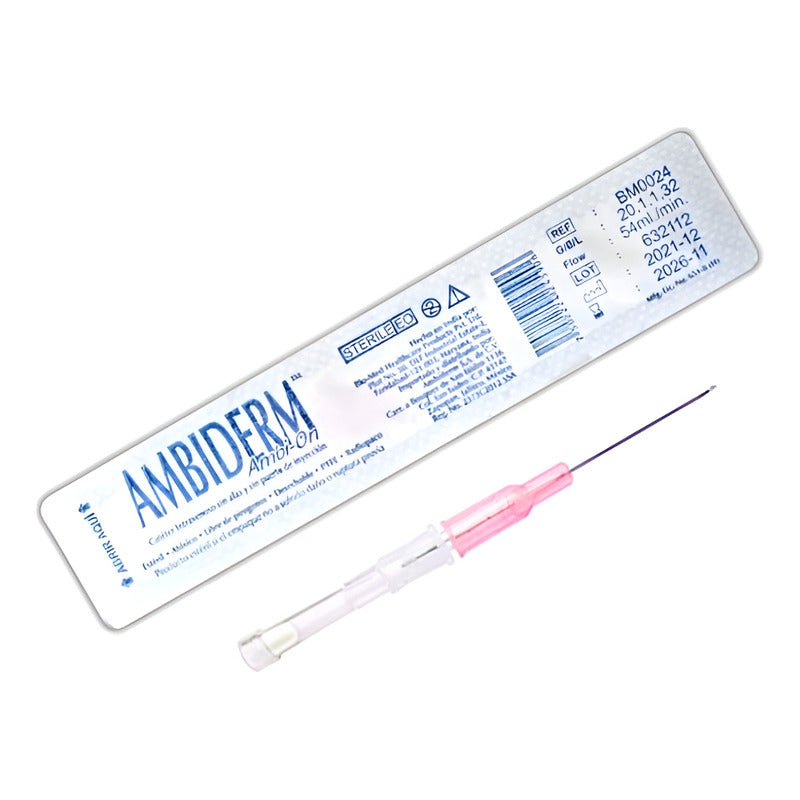 Catéter Intravenoso 20g/32mm Ambiderm 100pz