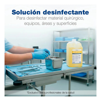 Antibenzil Concentrado Nf Amarillo 3.750 L Solución Desinfectante - Exclusivo Para Profesionales De La Salud. Farmacéuticos Altamirano