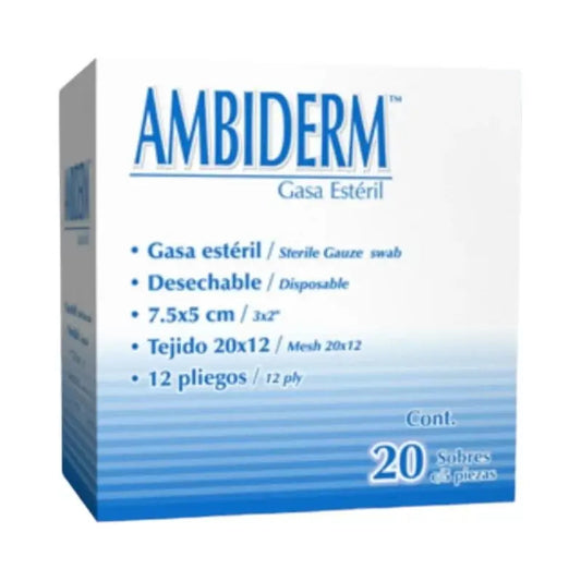Gasa Esteril Ambiderm Gasa Esteril De 7.5cm X 5cm
