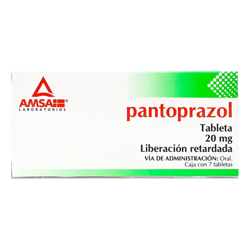 Pantoprazol 7 Tabs 20 Mg Amsa