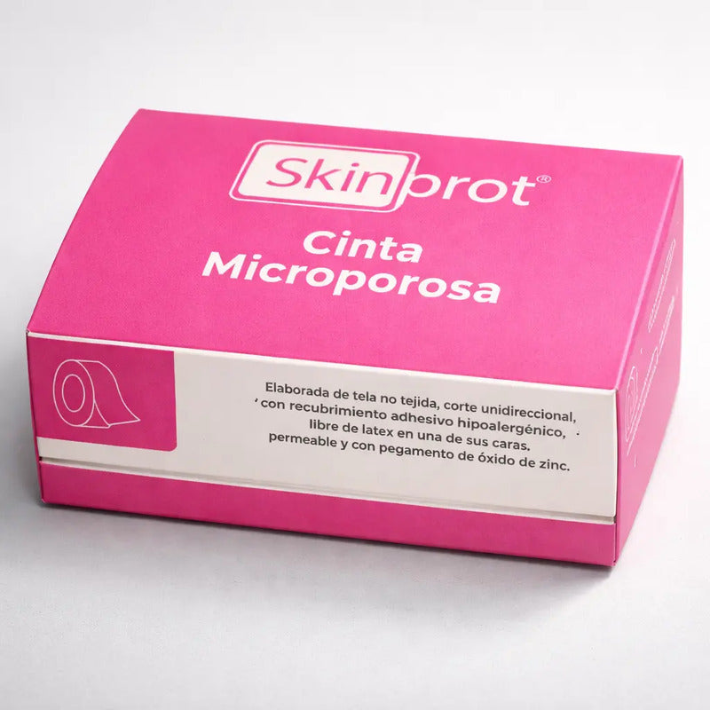 Cinta Tipo Micropore, Microporosa Piel 1/2pul, 1.25cmc/24 Caqui