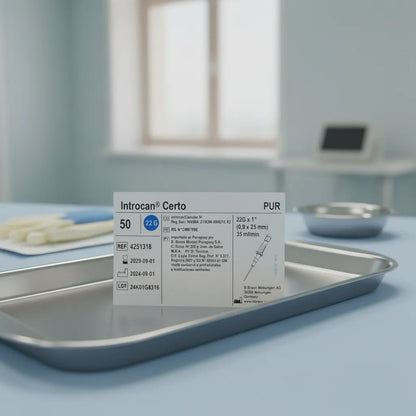 Cateter Intravenoso Introcan Certo  Jelco 22g