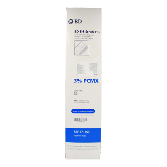 Cepillo Quirúrgico Con Jabón Bd E-z Scrub 116 3% C/30 Pz.