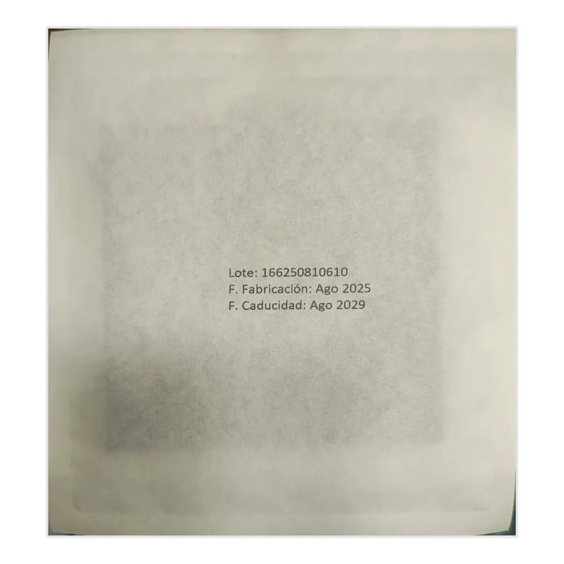 Apósito Antimicrobiano Apos-anti 10x10 Cm Caja 12 Piezas Plateado