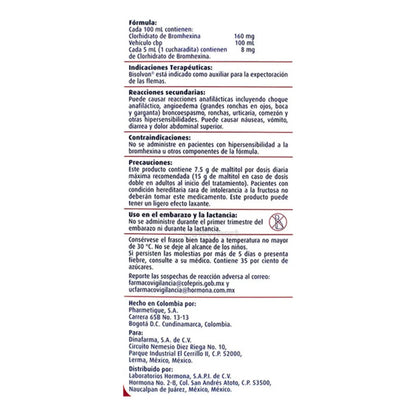 Frasco Solución Oral Para Adulto Cereza 120ml Bisolvon