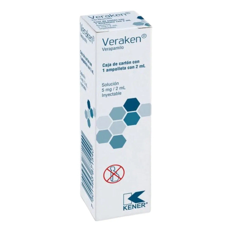 Veraken Solución Inyectable 5 Mg/2 Ml, 1 Ampolleta 2 Ml