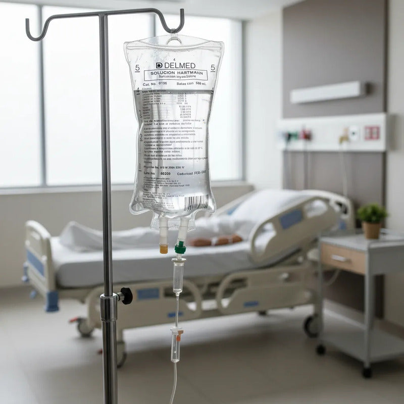 24 Bolsas Solución Hartmann Inyectable, 500ml Uso Medico