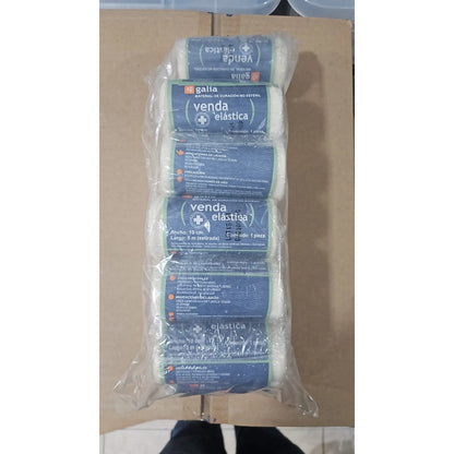 12 Vendaa Elastica 10cm X 5m Uso En Hogar, Clinico, Farmacia Blanco
