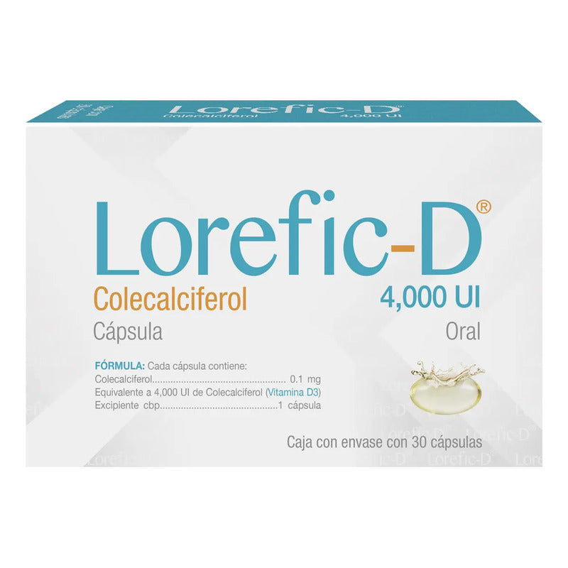 Lorefic-d Cápsula Blanda 0.1 Mg, 30 Cápsulas