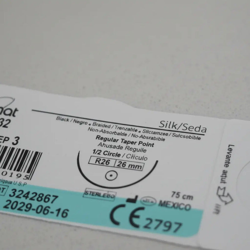 Sutura Atramat Seda Tamaños A Elegir Agua R2632
