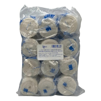 12 Vendas Elásticas Quirmex De 5 Cm X 5 M Uso Medico Y Hogar