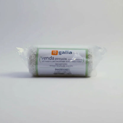 2 Vendas Enyesada Galia 10cm C/12pzas Para Uso Medico Blanco
