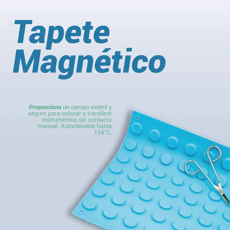 Tapete Magnético Instrumental Quirúrgico 38cm/30cm