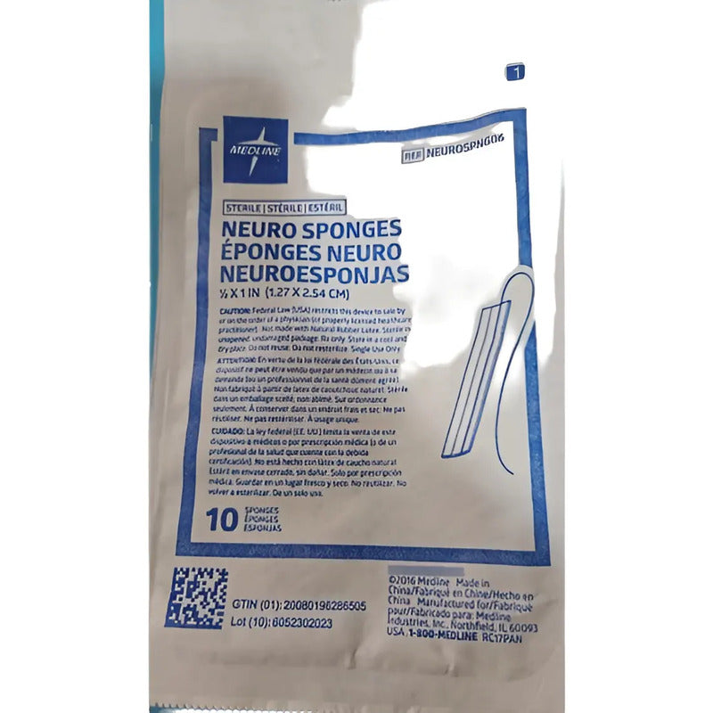 Medline Neuroesponjas 1.27 X 2.54 Cm