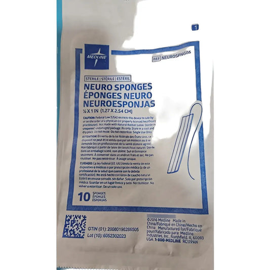 Medline Neuroesponjas 1.27 X 2.54 Cm