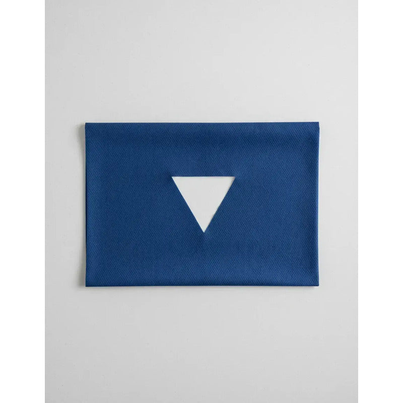 10 Campos Hendidos Esteriles Sms 70 X 70 Cm Uso Clinico Azul Lisa Unitalla