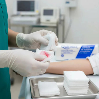 Gasas No Estériles 10*10cm Esponja C/200 Uso Clinico, Medico