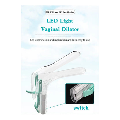 Espejo Vaginal Desechable C/ilumica Led Uso Medico Gine