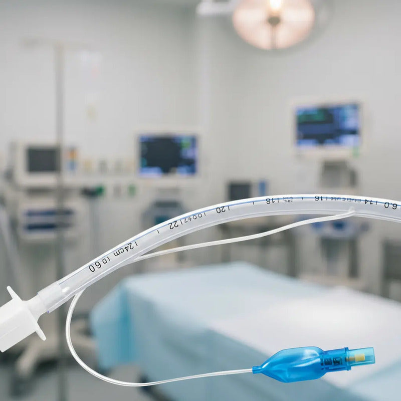 Tubo Endotraqueal Con Globo Con Alma De Acero Medidas Varias 8mm