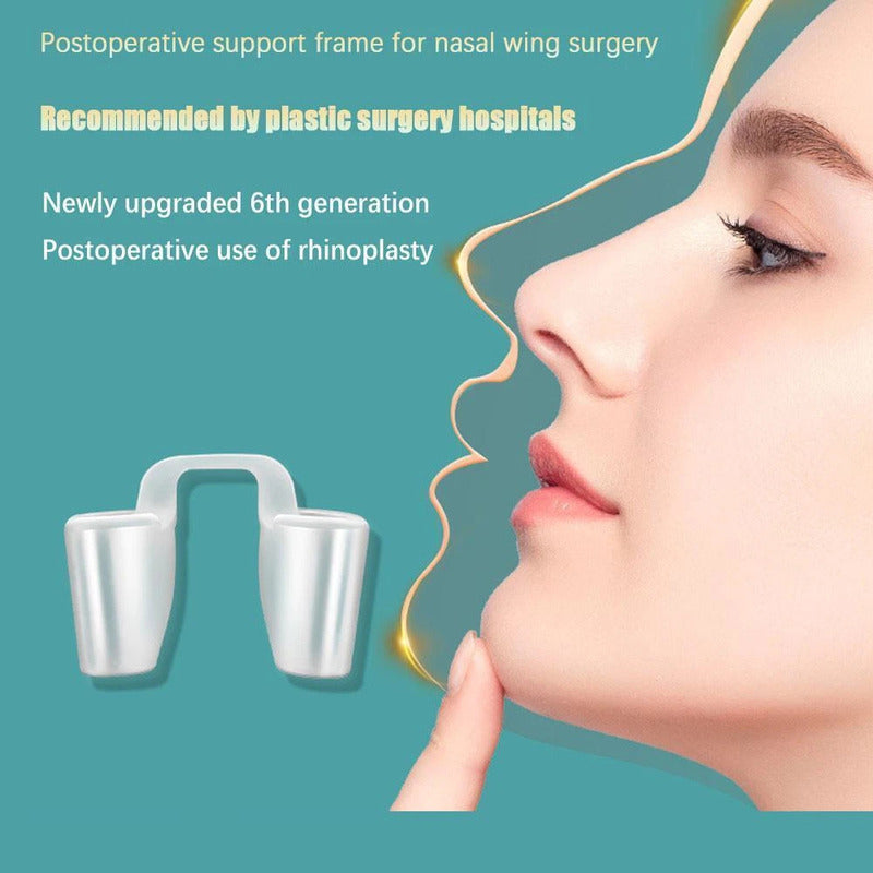 Retenedor Nasal Silicon Rinoplastia Medidas A Elegir Blanco 6b Mediano