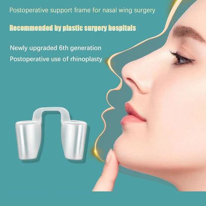 Retenedor Nasal Silicon Rinoplastia Medidas A Elegir Blanco 6b Mediano