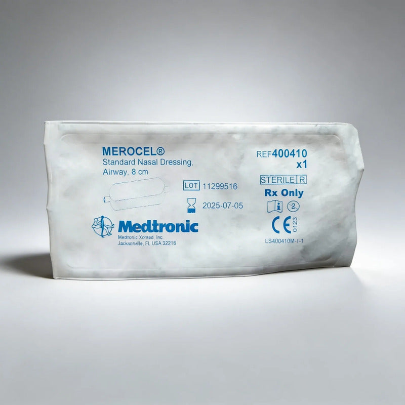 Tapon Nasal Merocel Tubo Para Via Aerea Varios Tipos Con Vetilacion 8cm