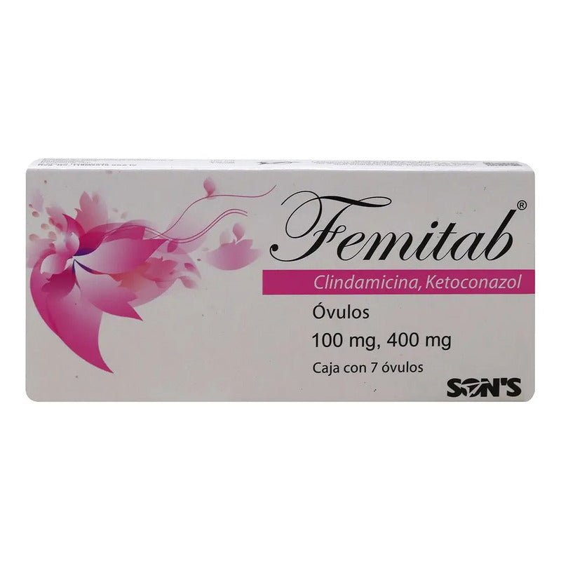 Femitab C/7 Óvulos 100/400 Mg.