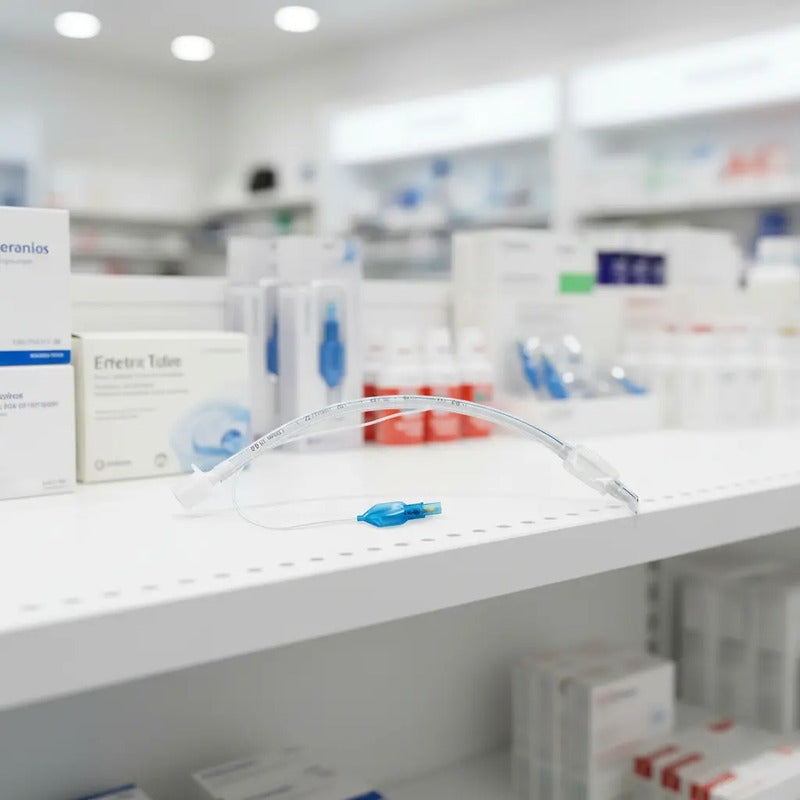 Tubo Endotraqueal Con Globo Con Alma De Acero Medidas Varias 5.0mm