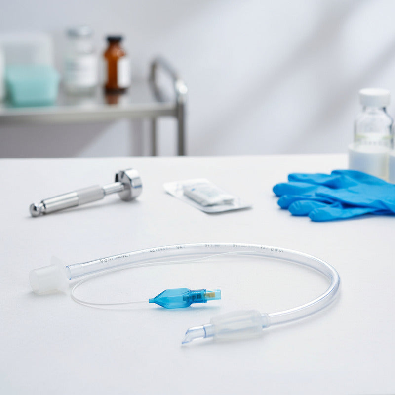 Tubo Endotraqueal Con Globo Con Alma De Acero Medidas Varias 4.0mm