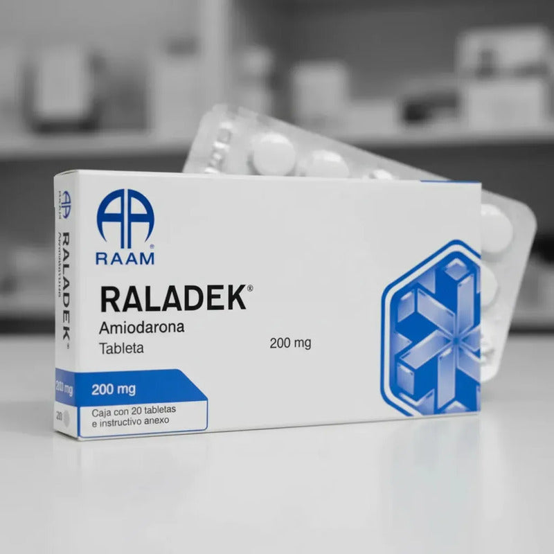 Raladek Amiodarona 200 Mg Caja Con 20 Tabletas Raam