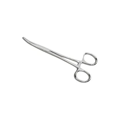 Pinza Kelly Curva 14 Cm De Acero Inoxidable Para Cirugia Curva