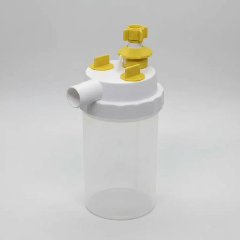Vaso Humificador Nebulizador De Alto Flujo 500ml Blanco