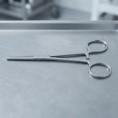 Pinza Crile Recta O Curva 14 Cm Premium Instrumental Médico Recto