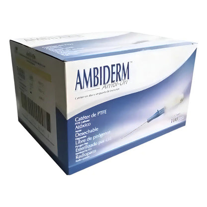 Catéter Intravenoso Ambiderm Gris 16g 100pz
