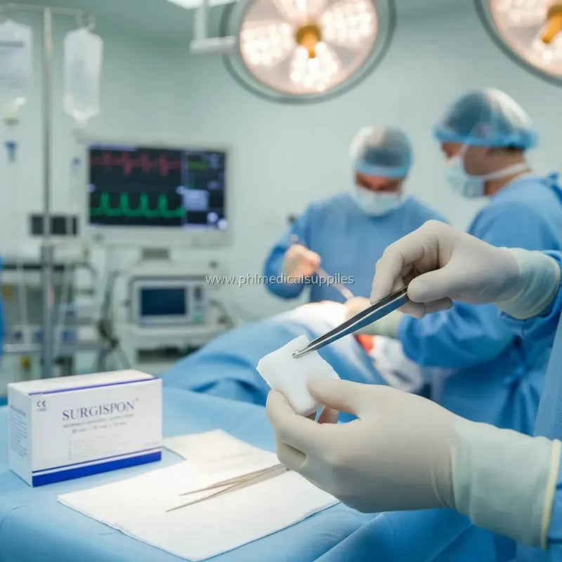 Esponja Hemostática Surgispon De Gelatina Absorbible C/10 Pz Surgispon-g