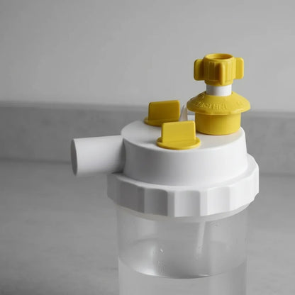 Vaso Humificador Nebulizador De Alto Flujo 500ml Blanco