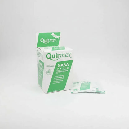 Gasa Estéril Plus Quirmex 10cm X 10cm Caja Con 100 Piezas