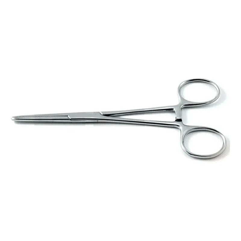Pinza Crile Recta O Curva 14 Cm Premium Instrumental Médico Recto