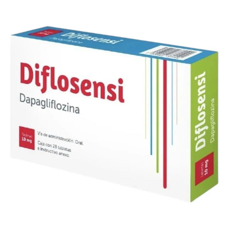 Diflosensi Dapagliflozina 10mg 28 Tabletas