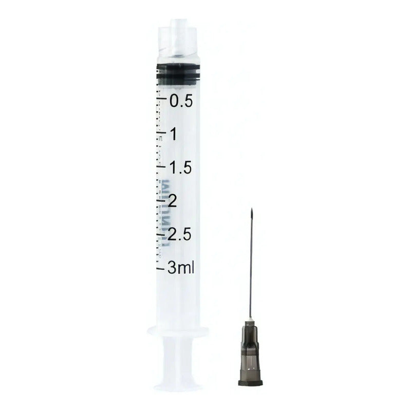 Jeringa Desechable Estéril 3ml Ambiderm Caja C/100 Capacidad En Volumen 3 Ml