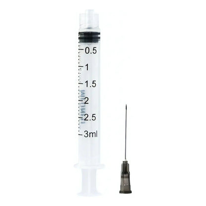 Jeringa Desechable Estéril 3ml Ambiderm Caja C/100 Capacidad En Volumen 3 Ml
