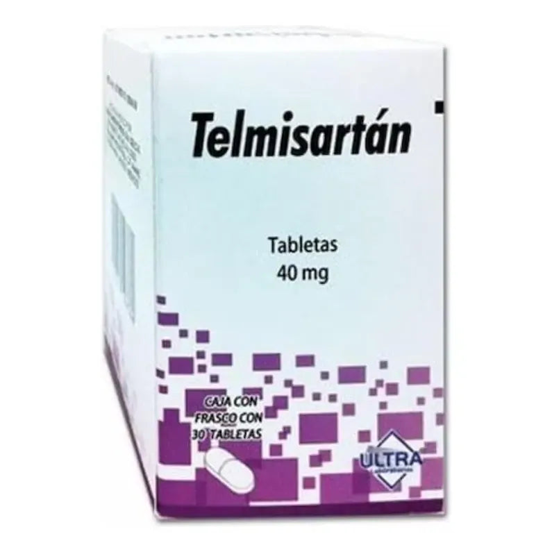Telmisartan Ultra Telmisartan 40 Mg Caja C/30 Tabletas