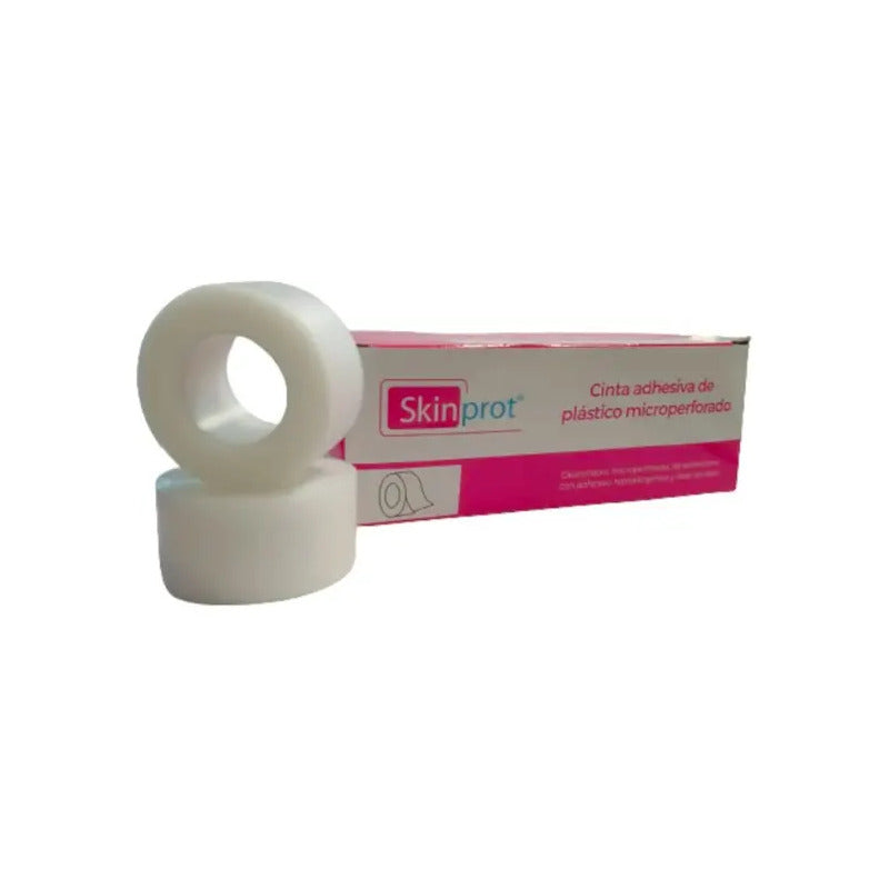 Cinta Tipo Transpore, Microperforado 5cm 2pulgada Caja C/6