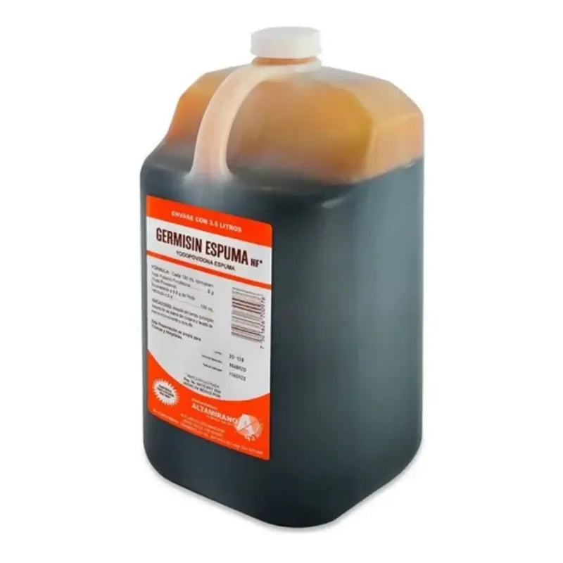 Jabón Desinfectante Germisin Espuma 3.5 Litros Uso Medico