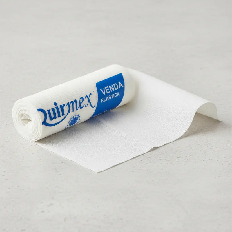 12 Vendas Elásticas Quirmex 15cmx5m Algodón Usos Varios
